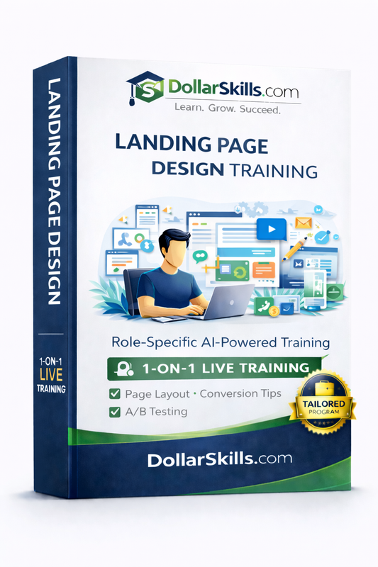 Landing Page Design Training - 7 Days Live 1-on-1 Online